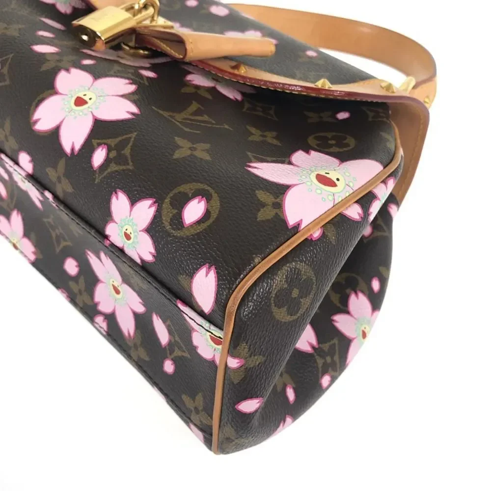 Louis Vuitton Cherry Blossom Sac Retro Handbag black - Picture 5 of 14